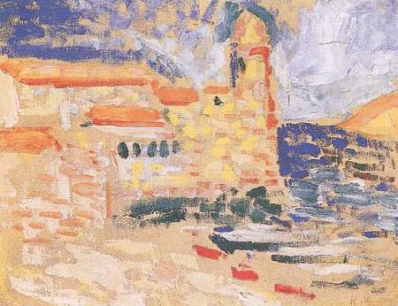 Henri Matisse View of Collioure(The Bell Tower) (mk35) china oil painting image